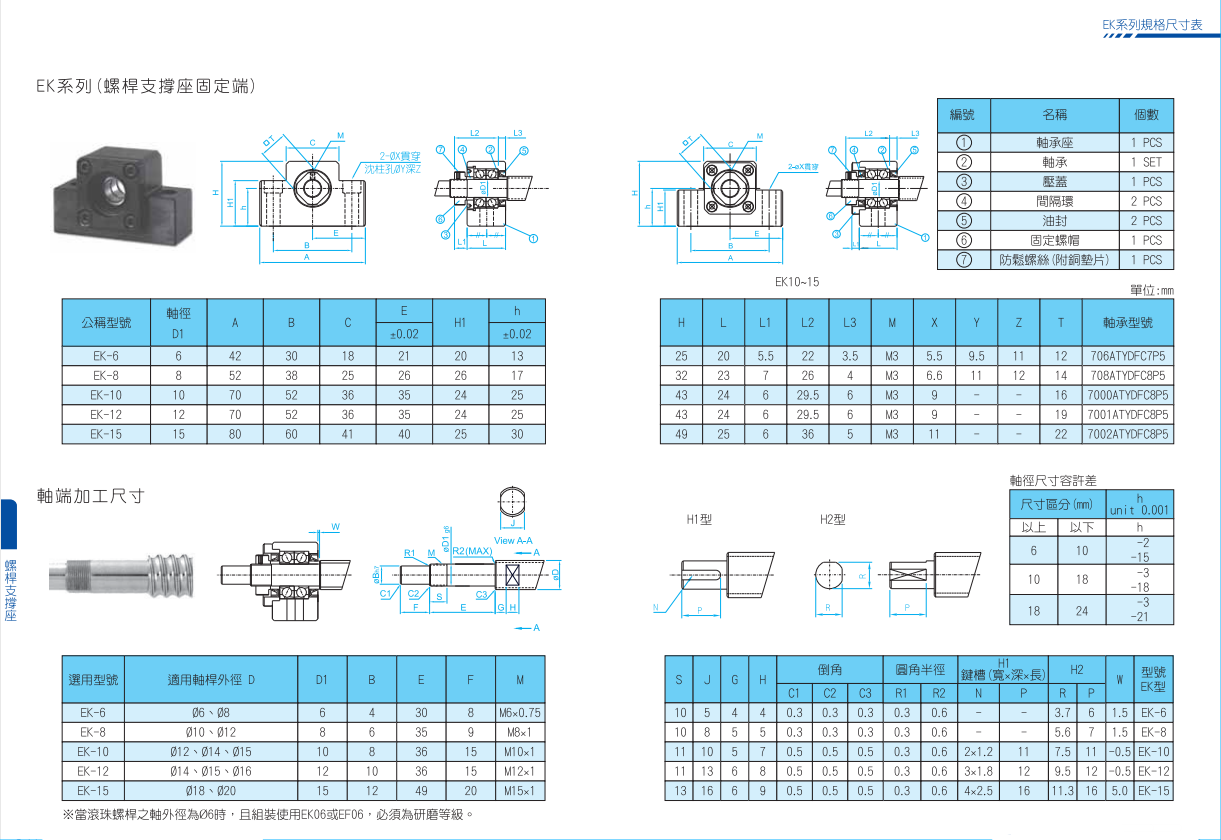 EK15固定端